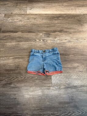 Lucky Brand Kids Denim Shorts with Coral Trim